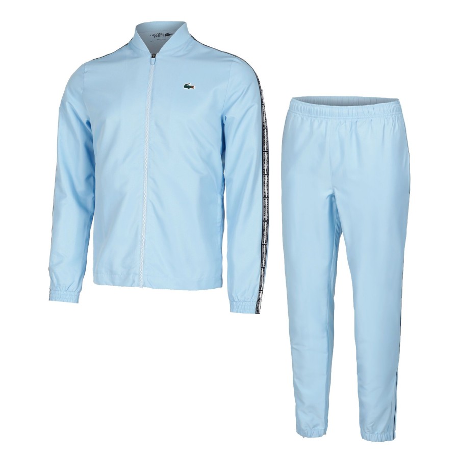 Tenniskleding Lacoste | Technical Capsule Trainingspak Heren Lichtblauw
