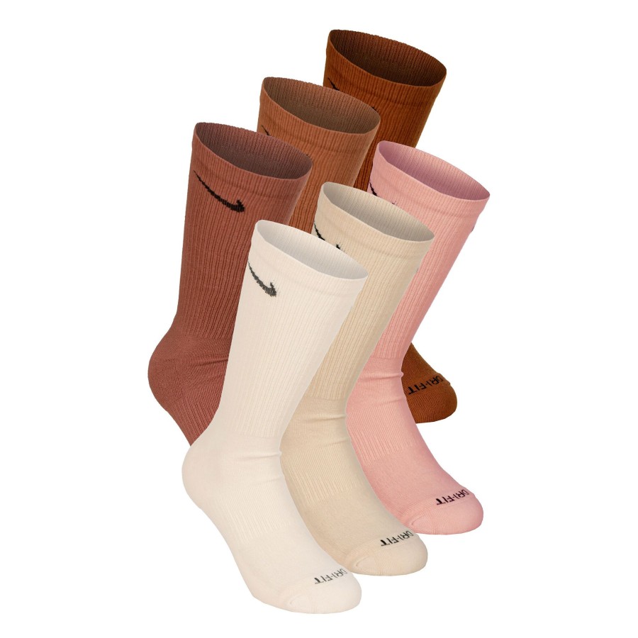 Tenniskleding Nike | Everyday Plus Cushioned Crew Sportsokken Verpakking 6 Stuks Heren