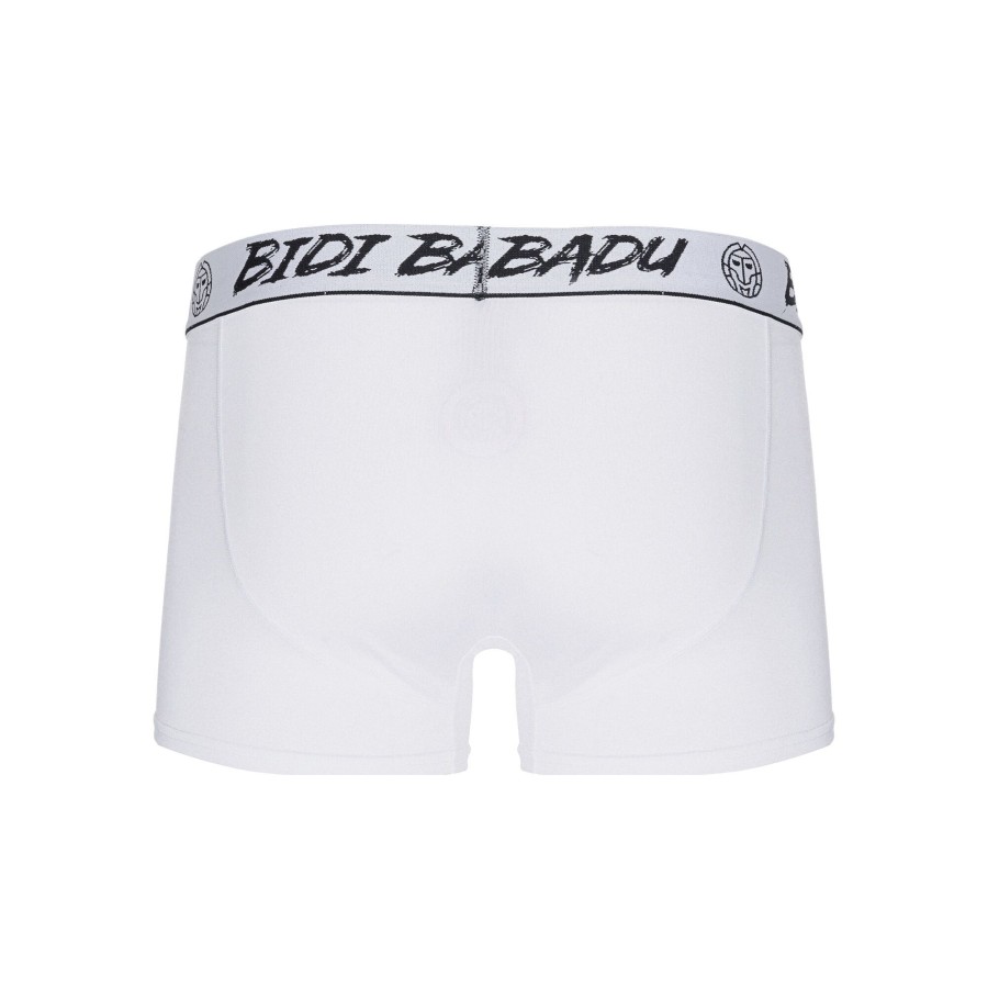 Tenniskleding BIDI BADU | Max Basic Boxershort Heren Wit, Zwart