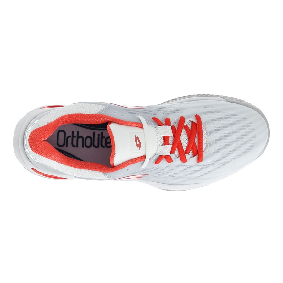 Tennisschoenen Lotto | Mirage 100 Gravelschoen Dames Wit, Rood