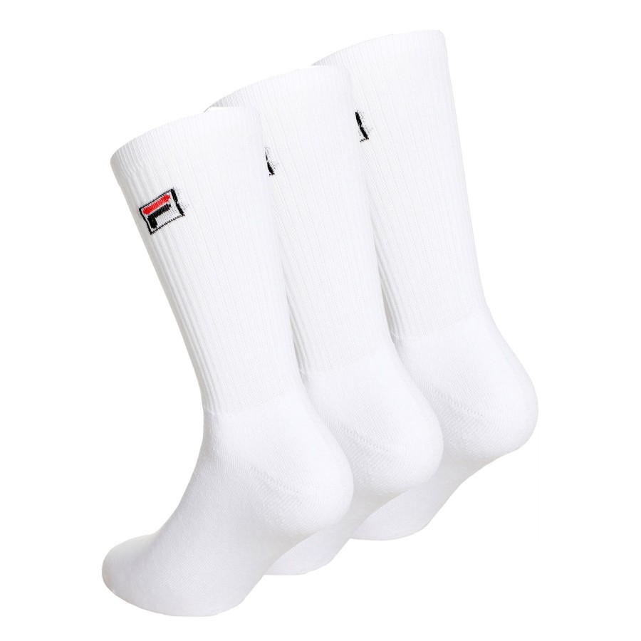 Tenniskleding Fila | Tennissokken Verpakking 2 Stuks Wit, Zwart