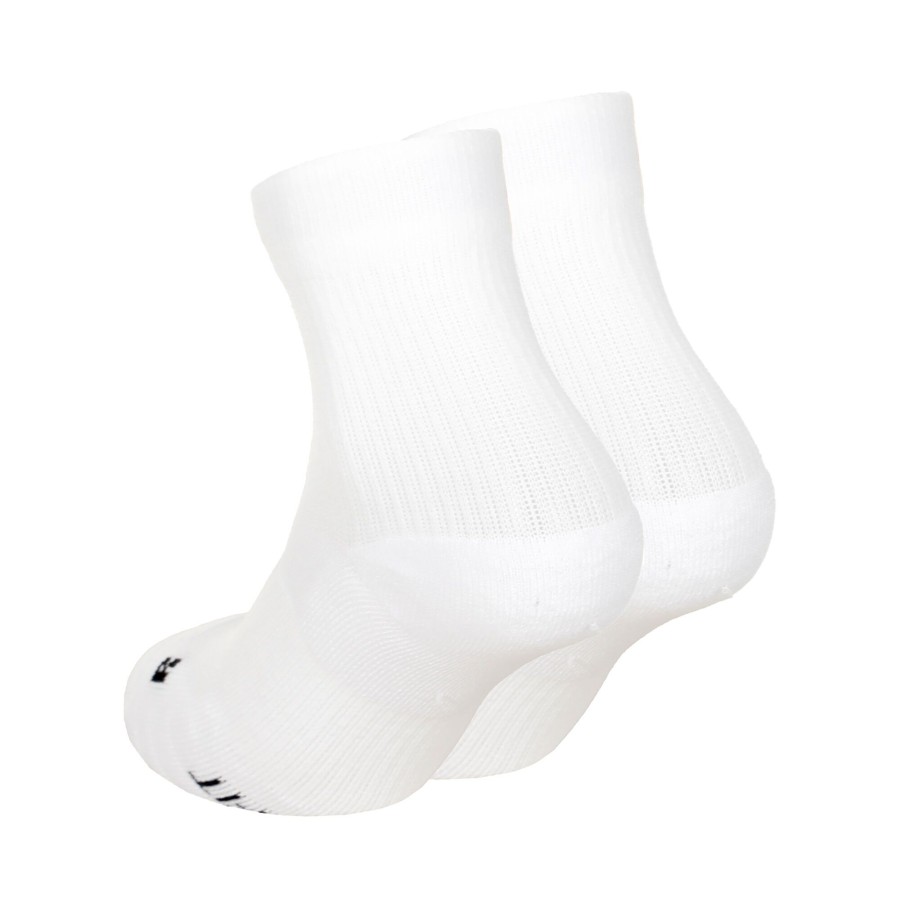 Tenniskleding Nike | Court Multiplier Max Sportsokken Verpakking 2 Stuks Wit, Zwart