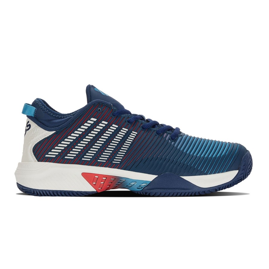 Tennisschoenen K-Swiss | Hypercourt Supreme Gravelschoen Heren Donkerblauw, Petrolblauw