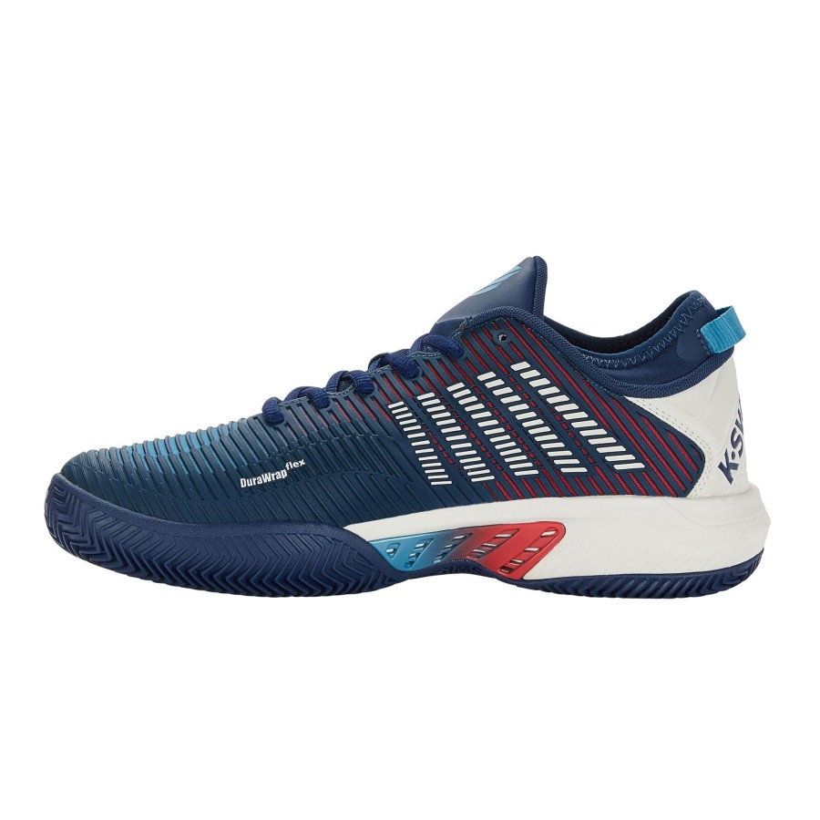 Tennisschoenen K-Swiss | Hypercourt Supreme Gravelschoen Heren Donkerblauw, Petrolblauw
