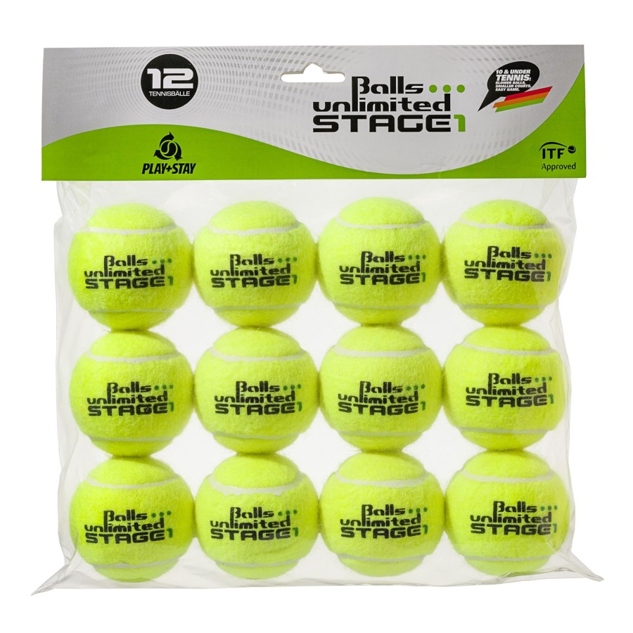 Tennisballen Balls Unlimited | Stage 1 Tournament Zak 12 Stuks