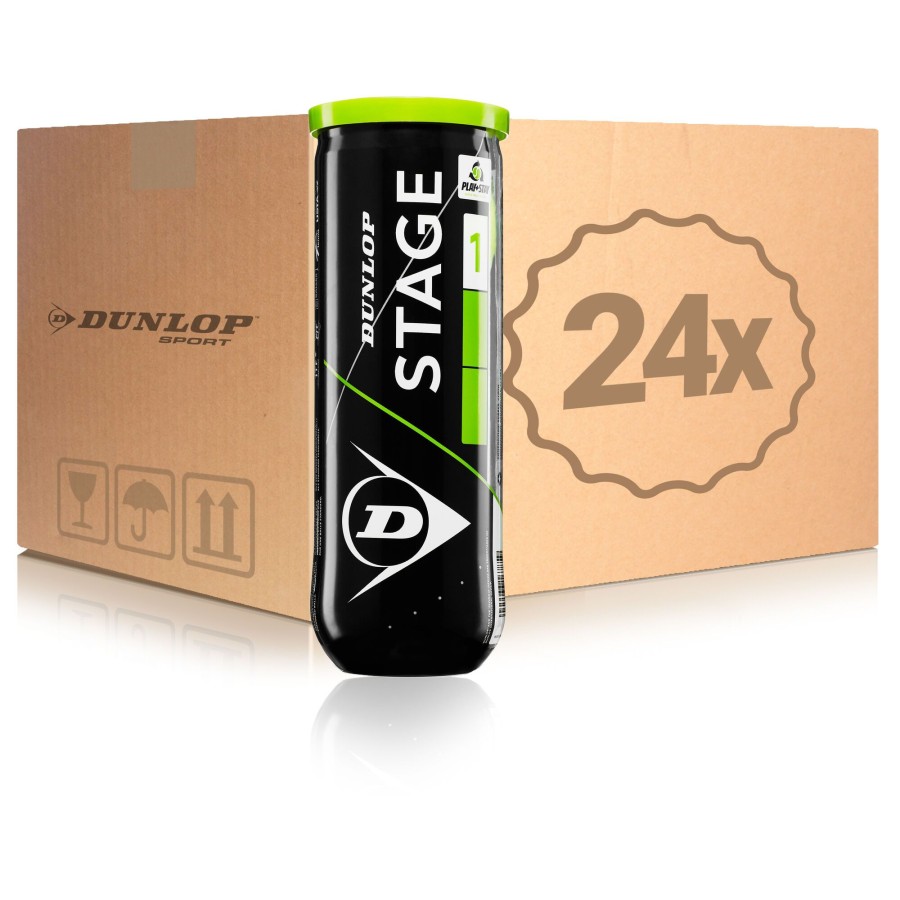 Tennisballen Dunlop | Mini Tennis (Stage 1) 24X Verpakking 3 Stuks In Een Doos