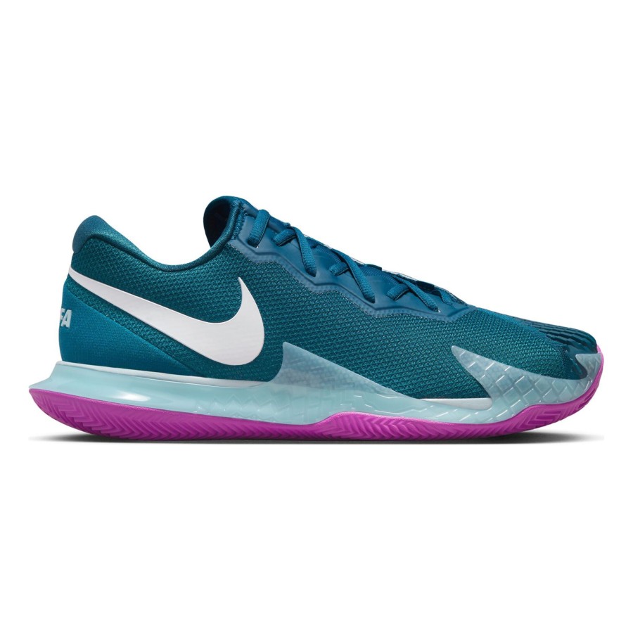 Tennisschoenen Nike | Court Air Zoom Vapor Cage 4 Rafa Gravelschoen Heren Petrolblauw, Paars
