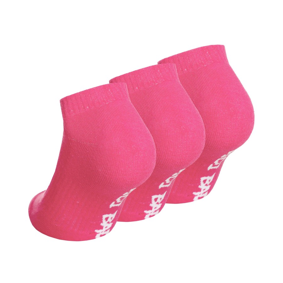 Tenniskleding BIDI BADU | No Party No Show Move Tennissokken Verpakking 3 Stuks Pink, Wit