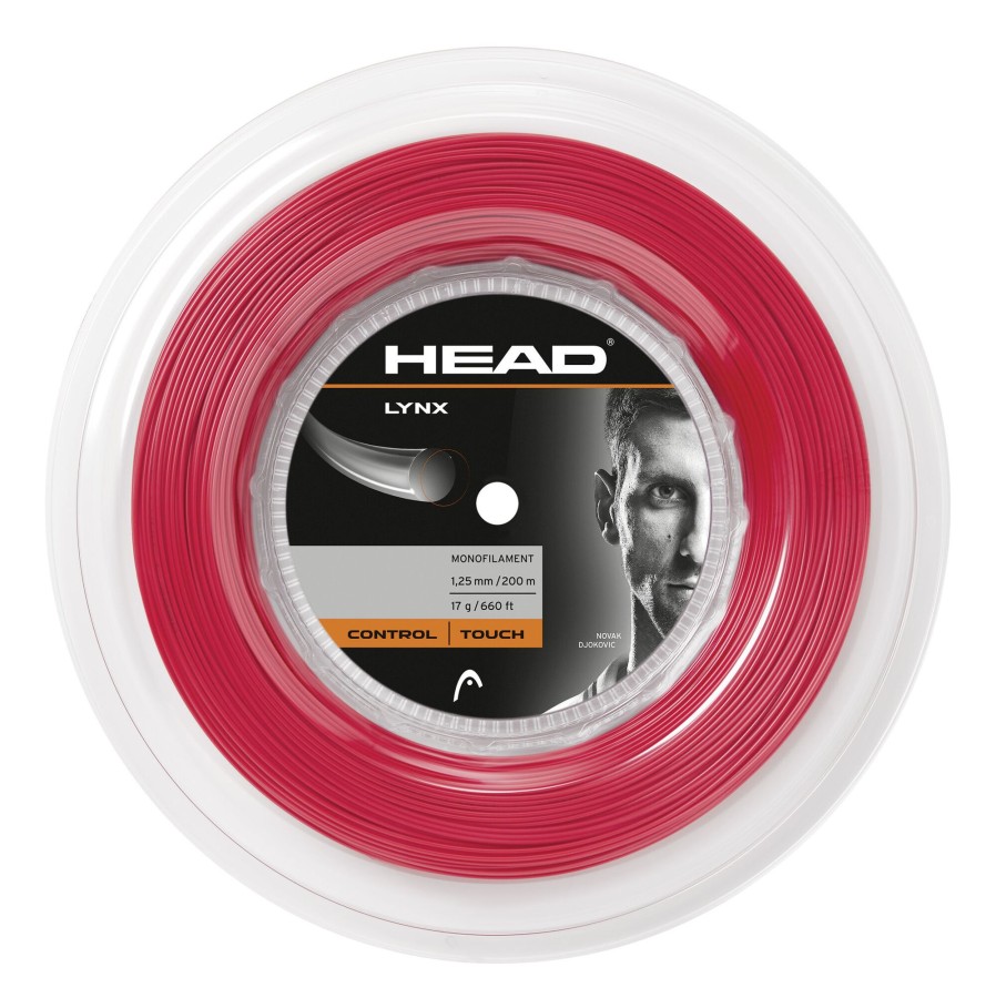 Tennissnaren HEAD | Lynx Rol Snaren 200M Rood