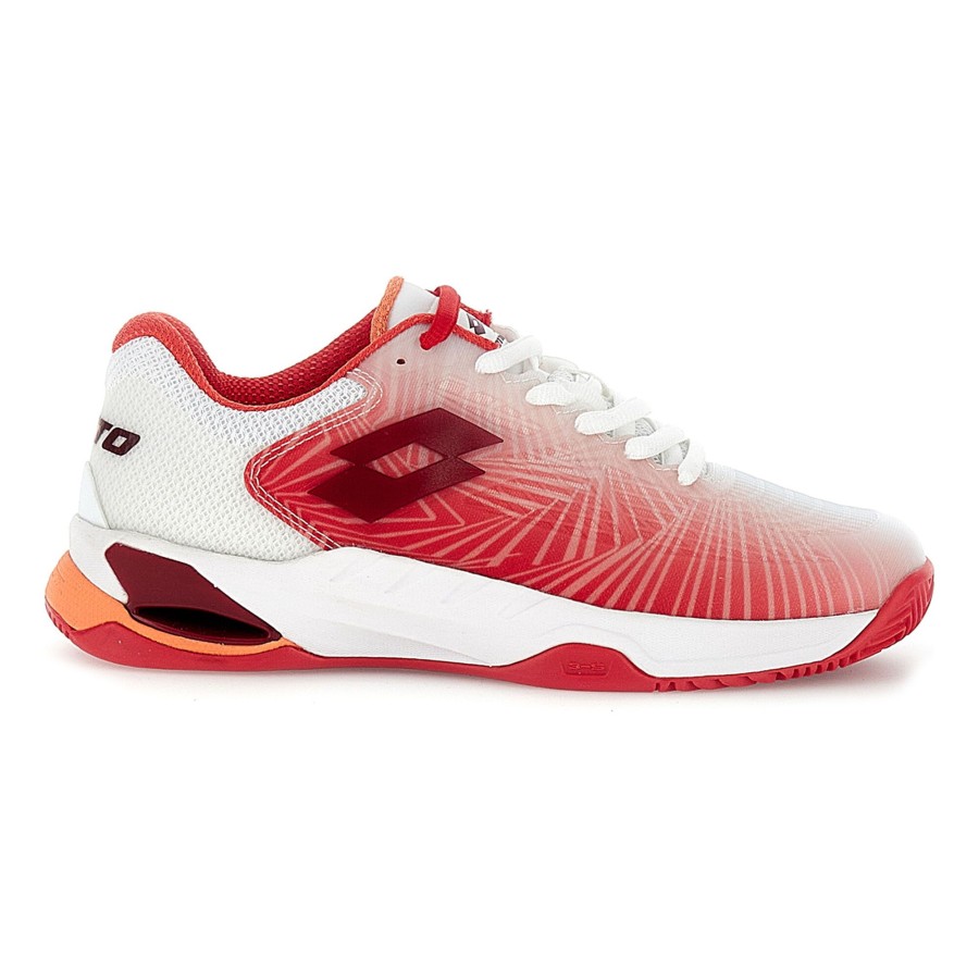 Tennisschoenen Lotto | Mirage 100 Ii Gravelschoen Dames Wit, Rood
