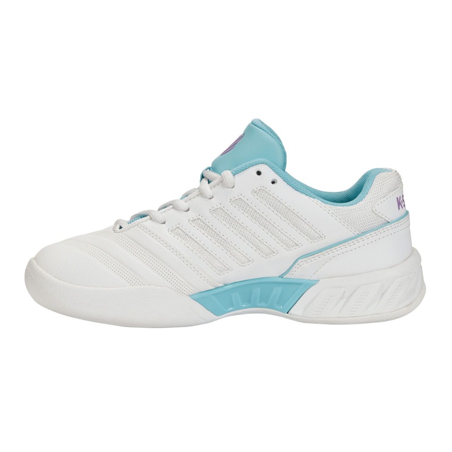 Tennisschoenen K-Swiss | Big-Shot Light 4 Tennisschoen Tapijt Dames Wit, Lichtblauw