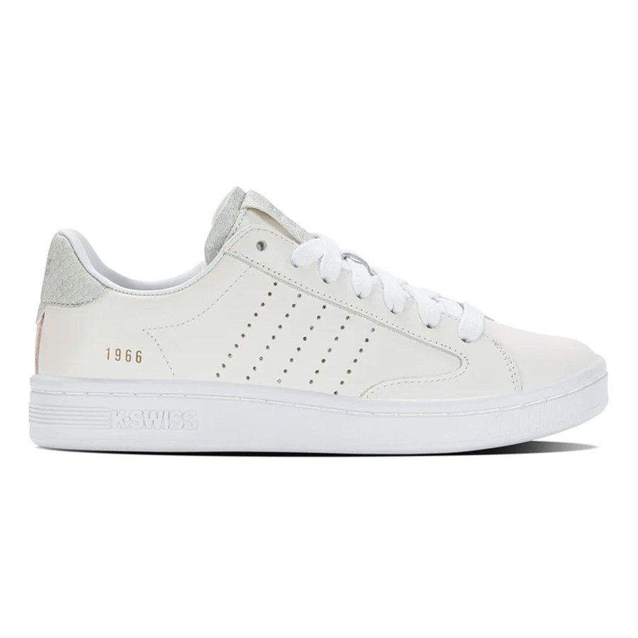Tennisschoenen K-Swiss | Lozan Klub Lth Vrijtijdsschoen Dames Wit, Lichtgrijs