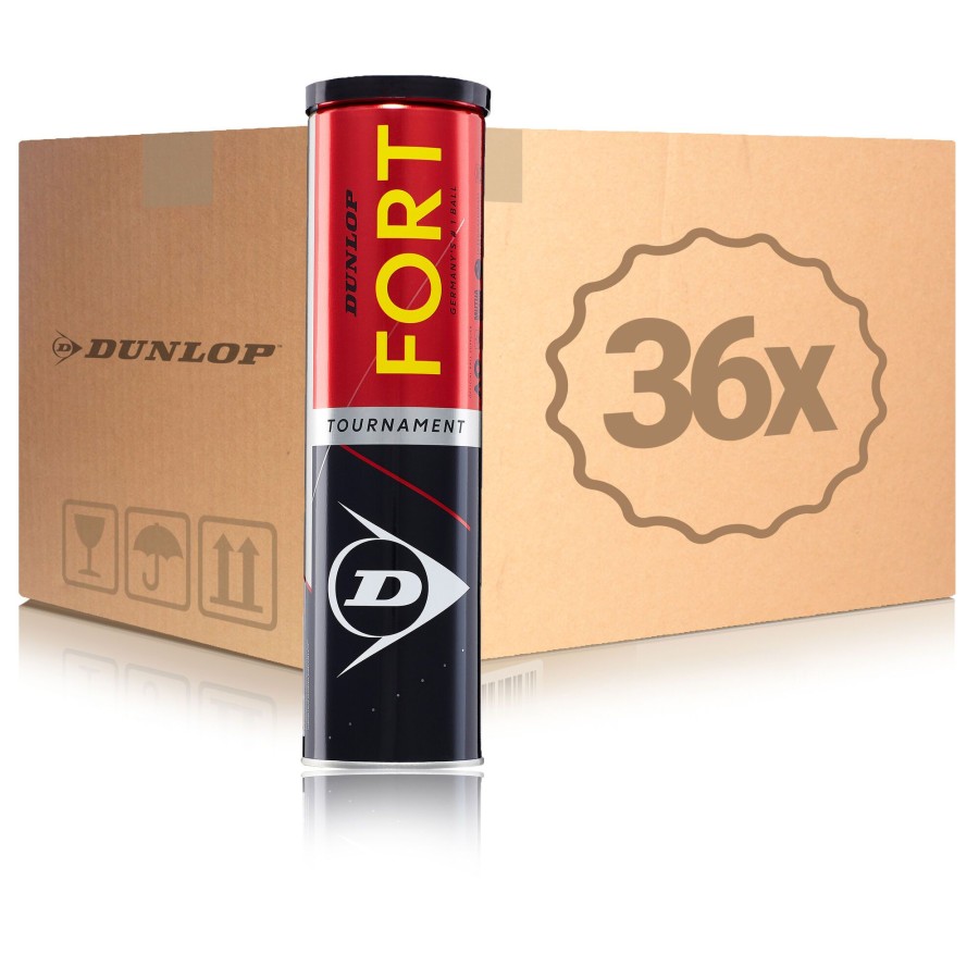Tennisballen Dunlop | Fort Tournament 36X Verpakking 4 Stuks