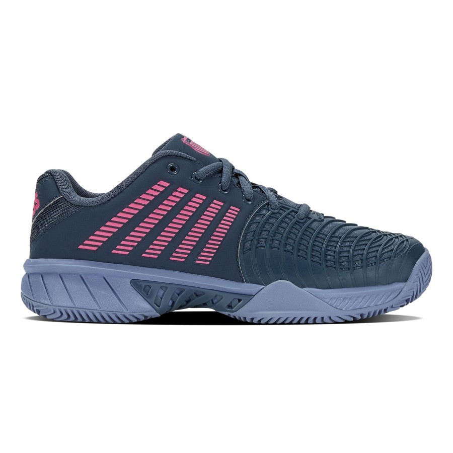 Tennisschoenen K-Swiss | Express Light 3 Gravelschoen Dames Donkerblauw, Pink