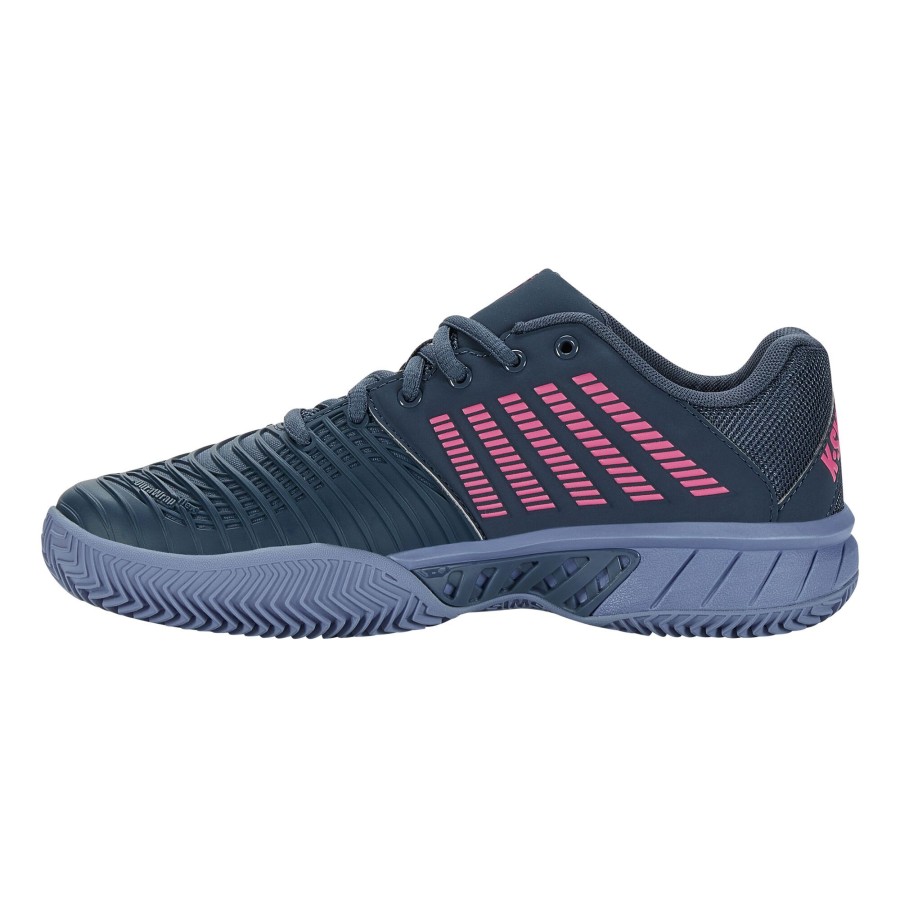 Tennisschoenen K-Swiss | Express Light 3 Gravelschoen Dames Donkerblauw, Pink