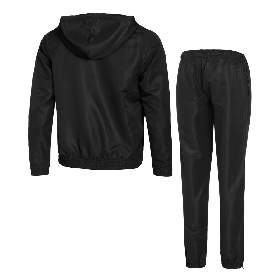 Tenniskleding Sergio Tacchini | Carson Trainingspak Heren Zwart, Zilver