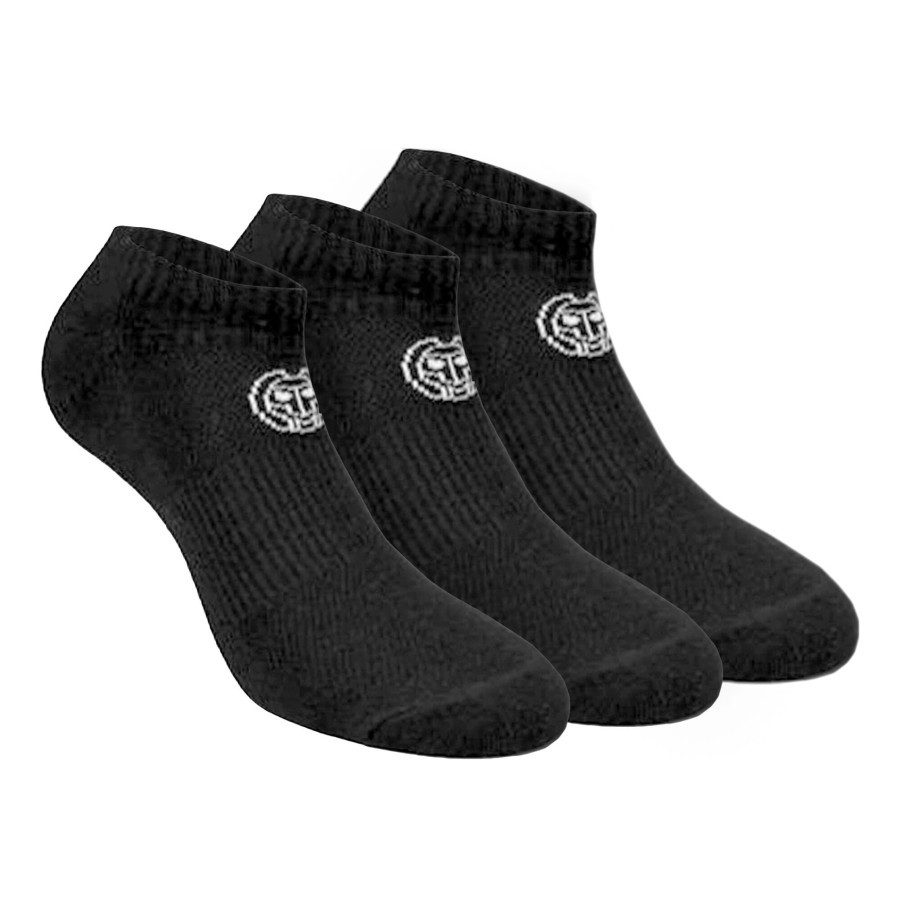 Tenniskleding BIDI BADU | No Party No Show Move Tennissokken Verpakking 3 Stuks Zwart, Wit