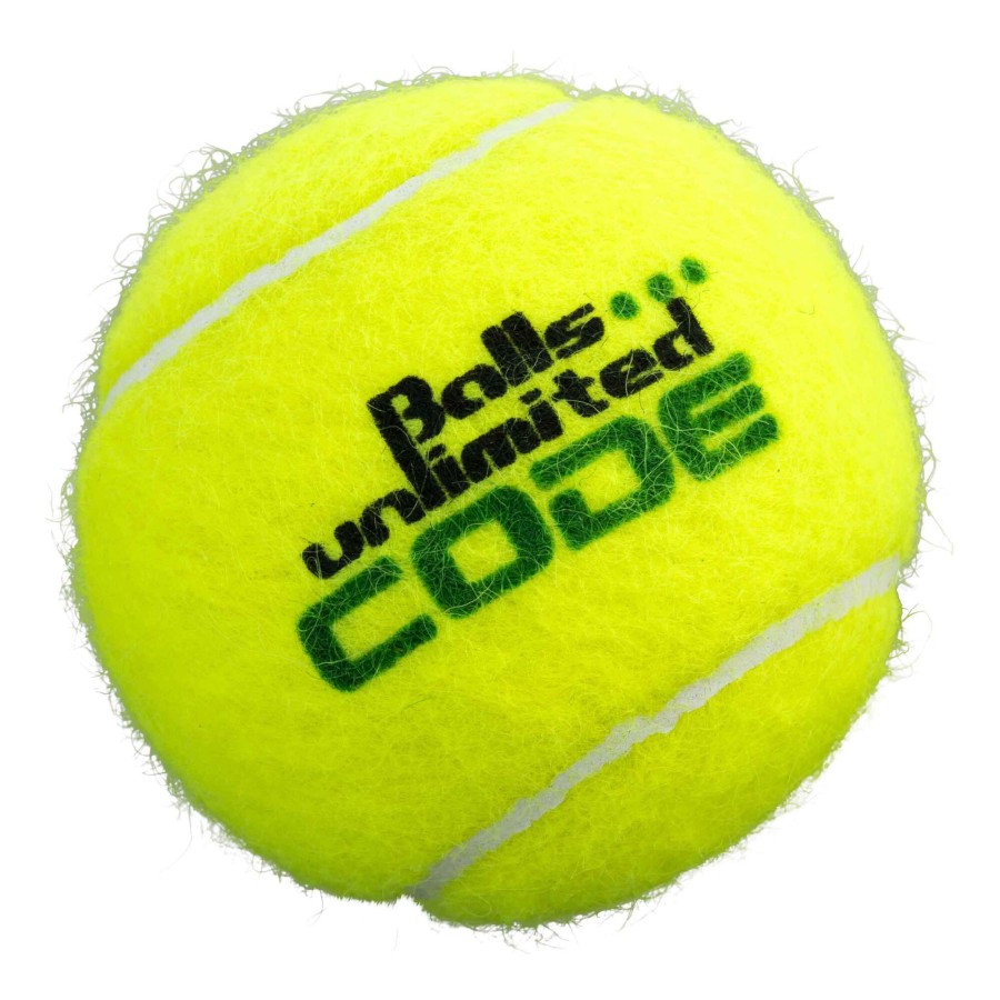 Tennisballen Balls Unlimited | Code Green Zak 60 Stuks Drukloos