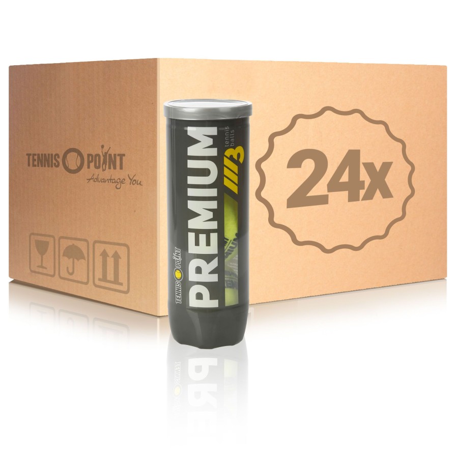 Tennisballen Tennis-Point | Premium Tennisball 24X Verpakking 3 Stuks In Een Doos