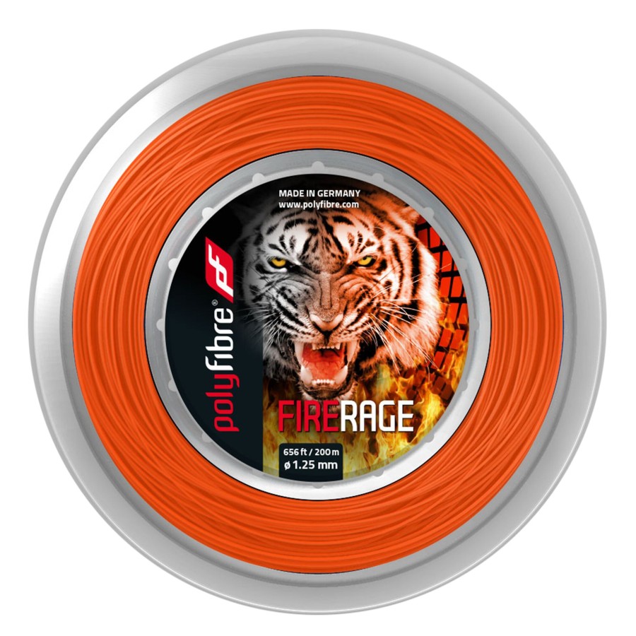 Tennissnaren Polyfibre | Firerage Ribbed 200M Rol Snaren