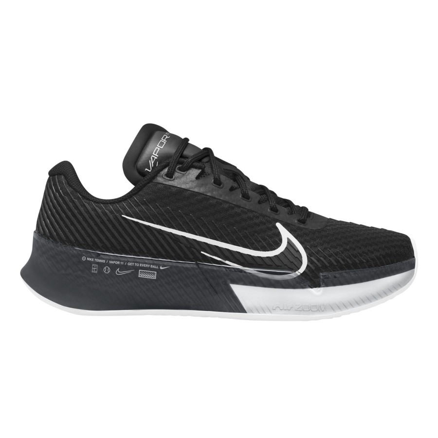 Tennisschoenen Nike | Zoom Vapor 11 Gravelschoen Dames Zwart, Wit