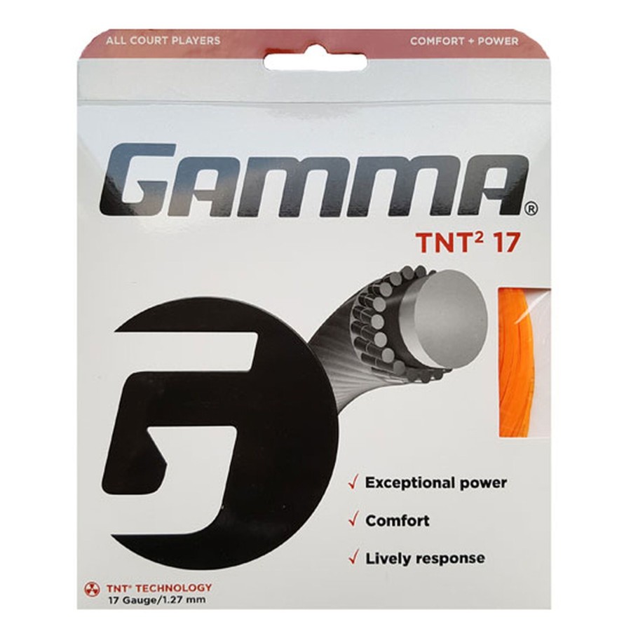 Tennissnaren Gamma | Tnt2 Set Snaren 12,2M Oranje