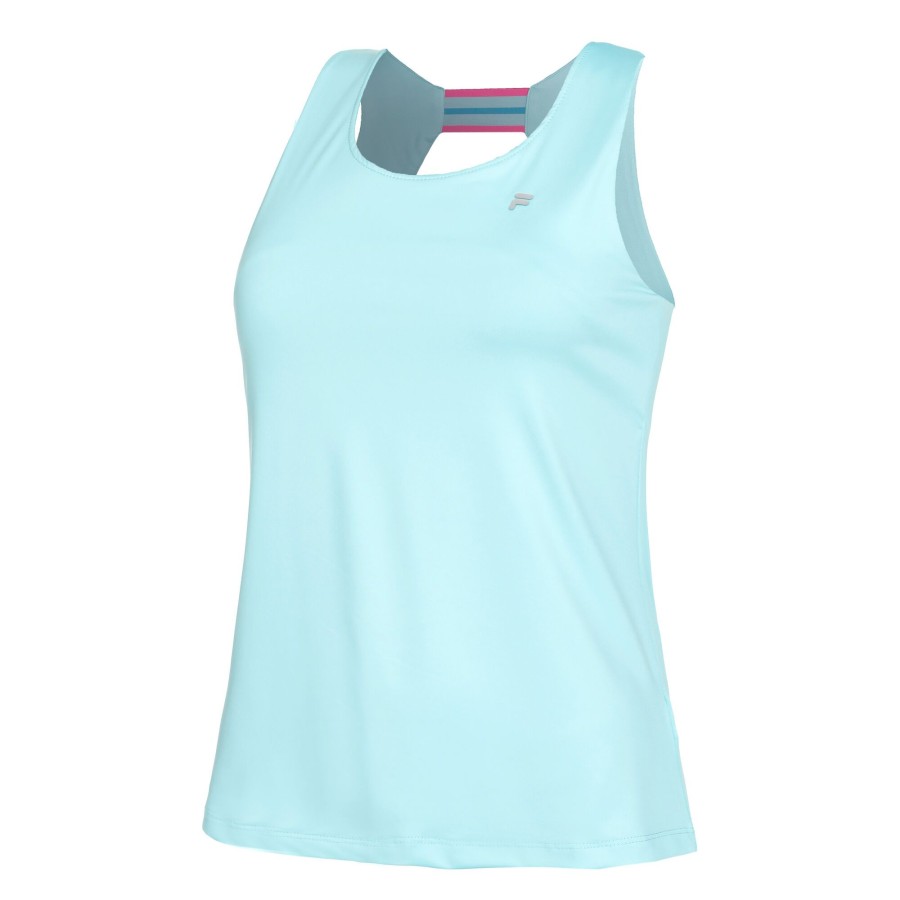Tenniskleding Fila | Alissa Tanktop Dames Turkoois, Veelkleurig