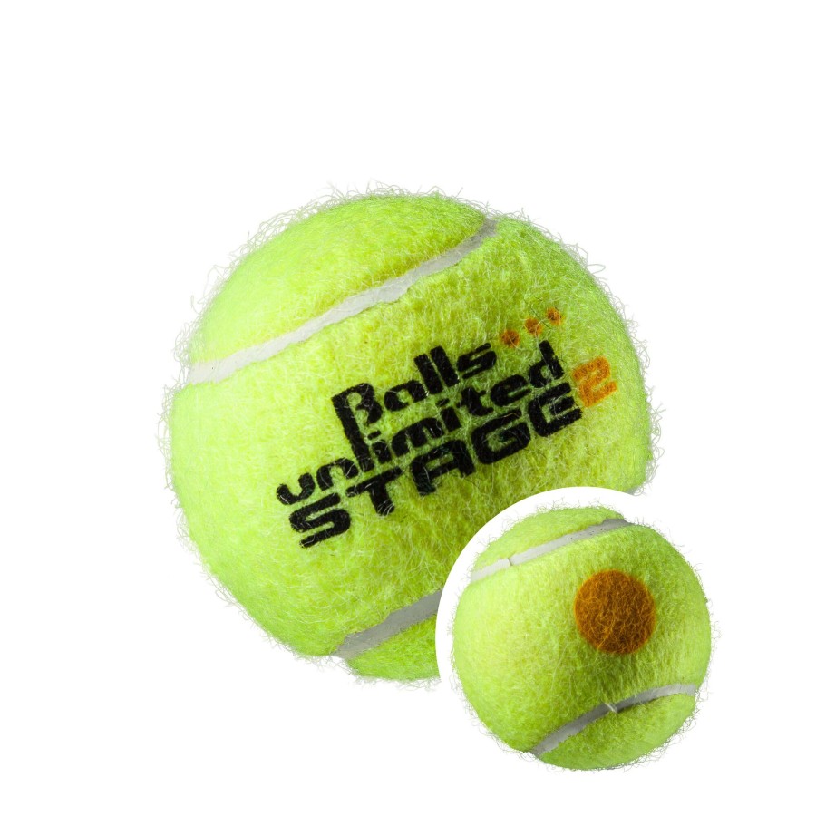 Tennisballen Balls Unlimited | Stage 2 Tournament Zak 12 Stuks