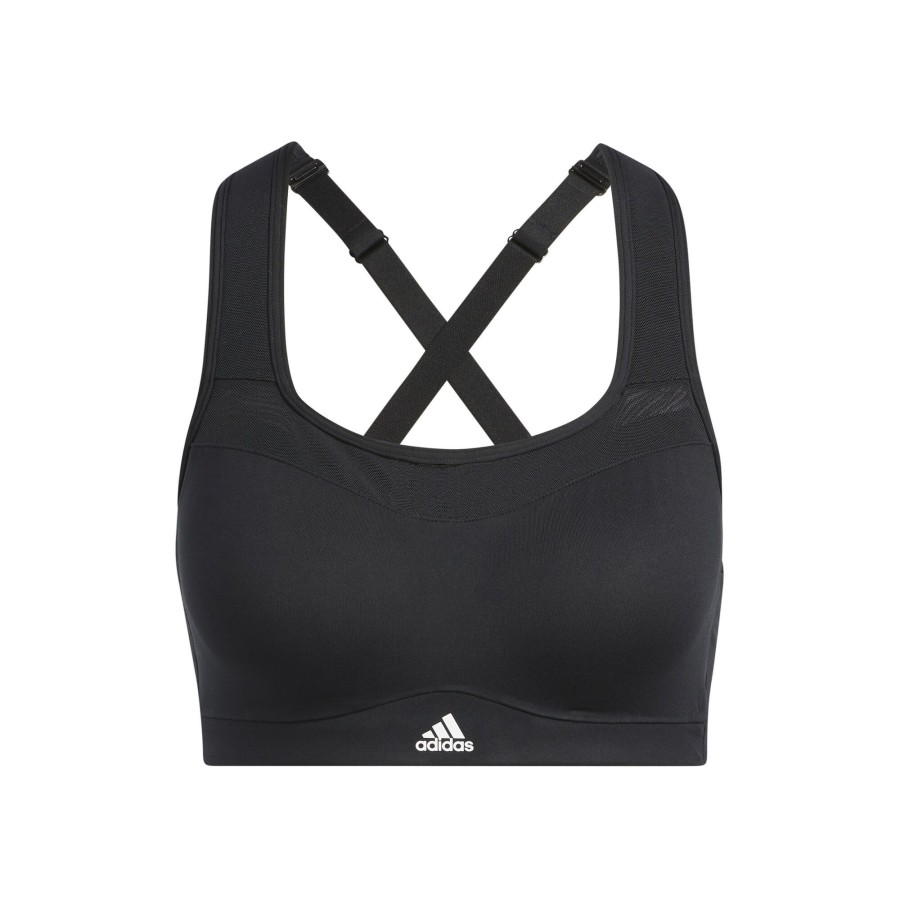 Tenniskleding adidas | Tlrdim High-Support Sport-Bh Dames Zwart
