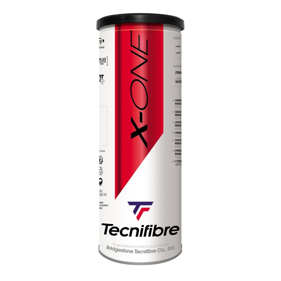 Tennisballen Tecnifibre | X-One 3Er Verpakking 3 Stuks