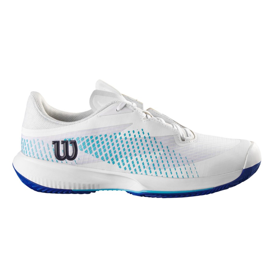 Tennisschoenen Wilson | Kaos Swift 1.5 Gravelschoen Heren Wit, Blauw