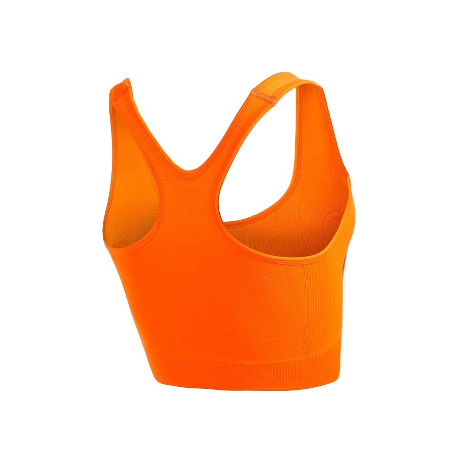 Tenniskleding Björn Borg | Low Seamless Sport-Bh Dames Oranje
