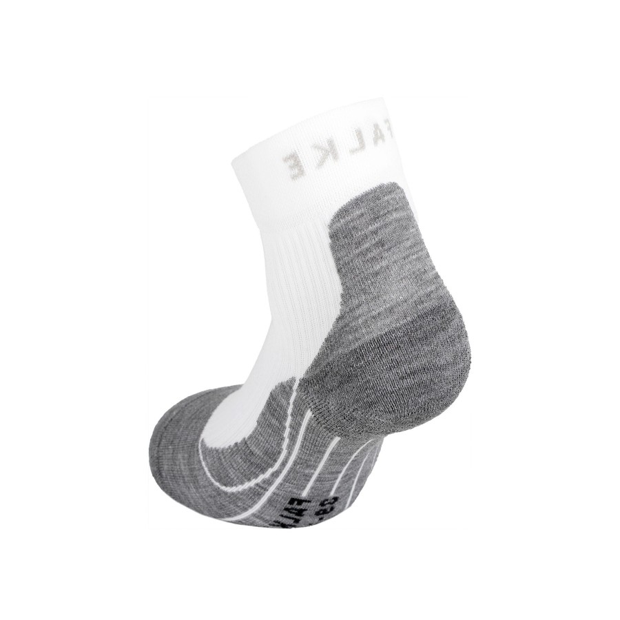 Tenniskleding Falke | Te4 Short Sportsokken Dames Wit, Donkergrijs