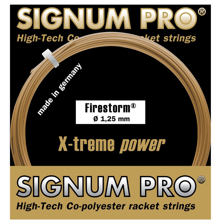 Tennissnaren Signum Pro | Firestorm Metallic Set Snaren 12,2M