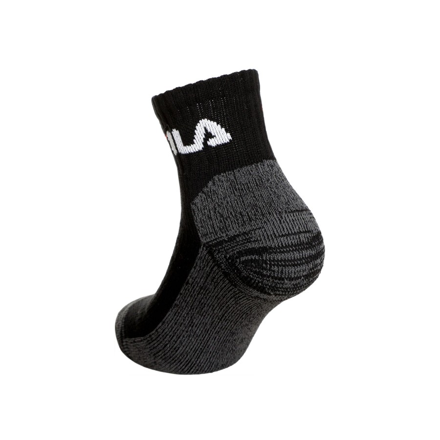 Tenniskleding Fila | Quarter Sportsokken Donkerblauw, Veelkleurig