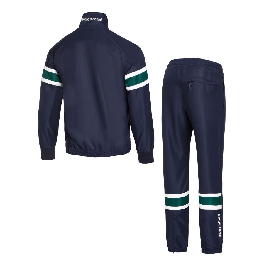 Tenniskleding Sergio Tacchini | Board Trainingspak Heren Donkerblauw, Groen