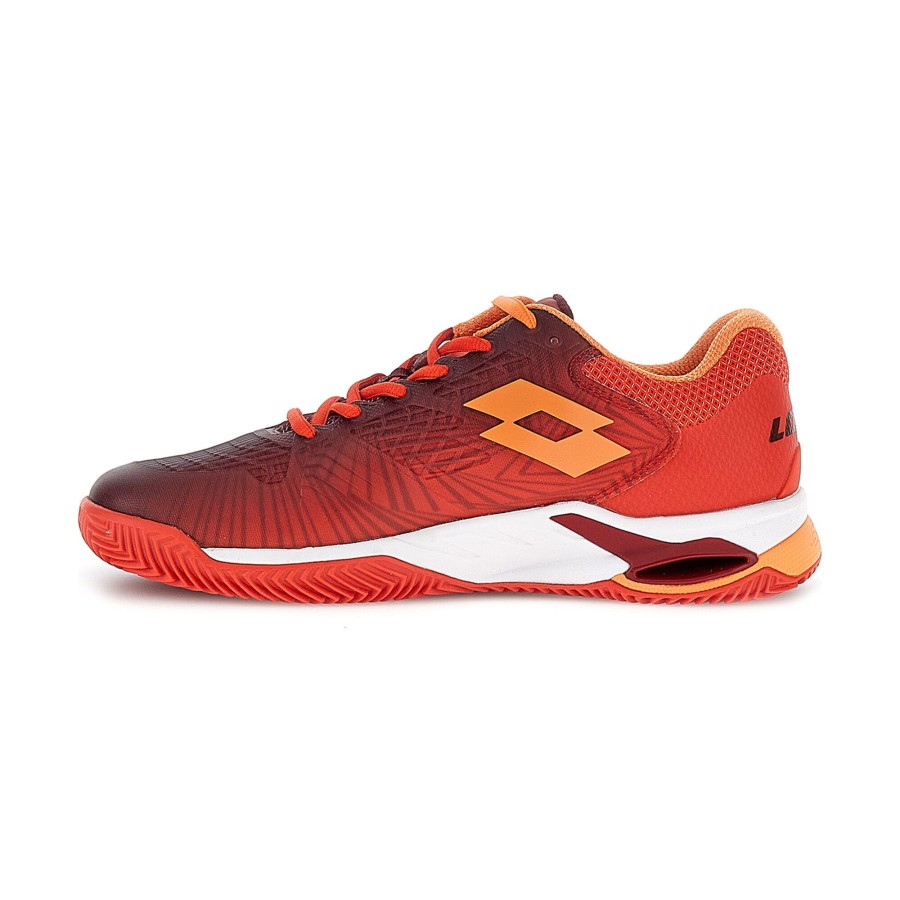 Tennisschoenen Lotto | Mirage 100 Ii Gravelschoen Heren Oranje, Rood