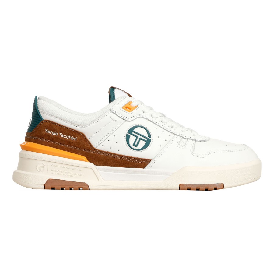 Tennisschoenen Sergio Tacchini | Bb Court Lo Vrijtijdsschoen Heren Wit, Bruin