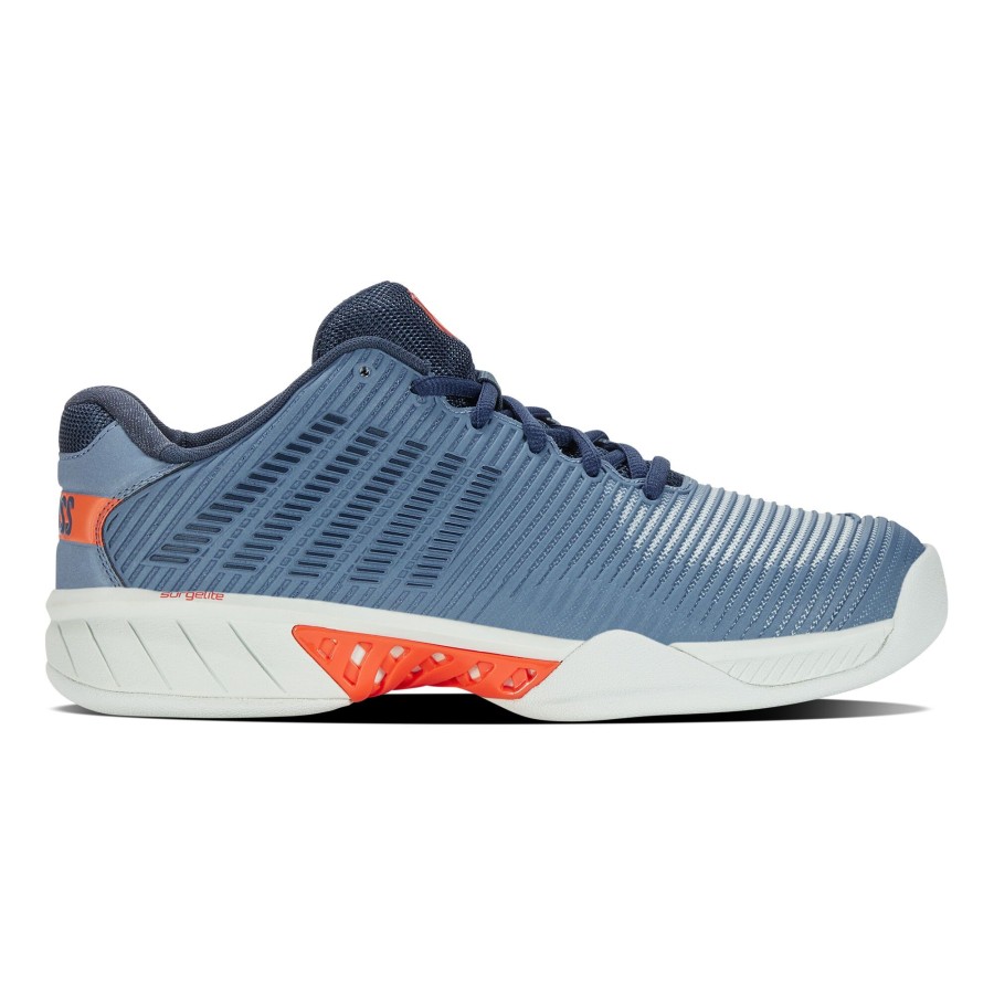Tennisschoenen K-Swiss | Hypercourt Express 2 Tennisschoen Tapijt Heren Blaugrau, Blauw