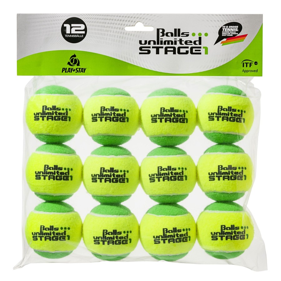 Tennisballen Balls Unlimited | Stage 1 Zak 12 Stuks