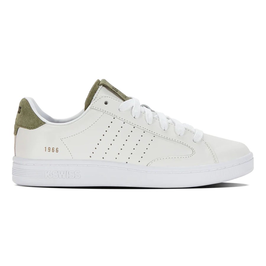 Tennisschoenen K-Swiss | Lozan Klub Lth Vrijtijdsschoen Heren Wit, Olijf