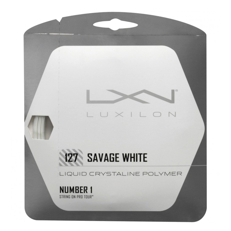 Tennissnaren Luxilon | Savage White Set Snaren 12,2M
