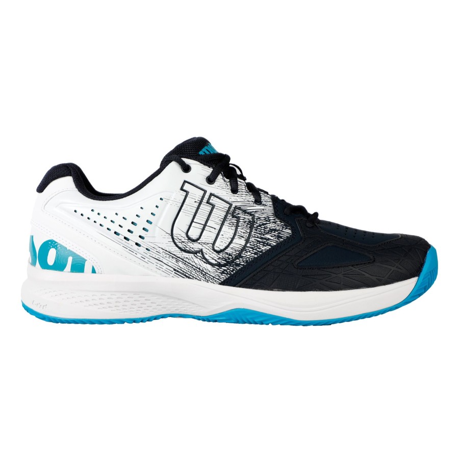 Tennisschoenen Wilson | Kaos Comp 2.0 Cc Ultra Gravelschoen Special Edition Heren Wit, Donkerblauw