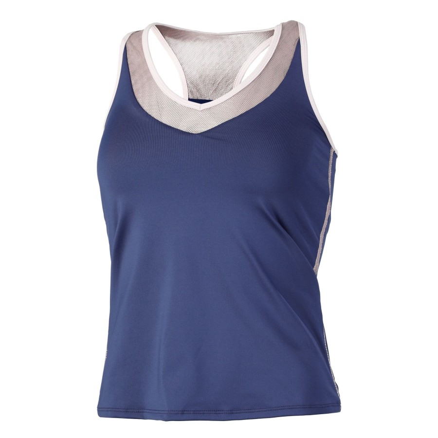 Tenniskleding Lucky in Love | With Bra Tanktop Special Edition Dames Blauw, Roze