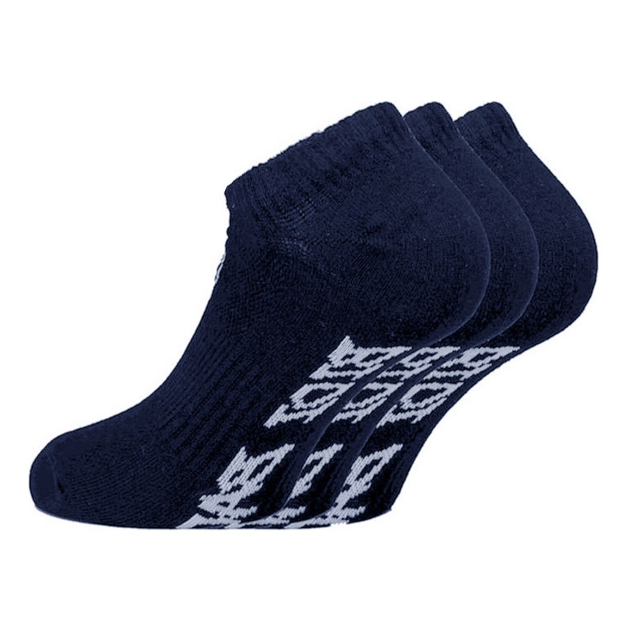 Tenniskleding BIDI BADU | No Party No Show Move Tennissokken Verpakking 3 Stuks Donkerblauw, Wit