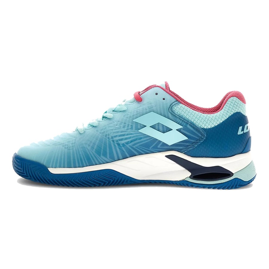Tennisschoenen Lotto | Mirage 100 Ii Gravelschoen Dames Turkoois, Blauw
