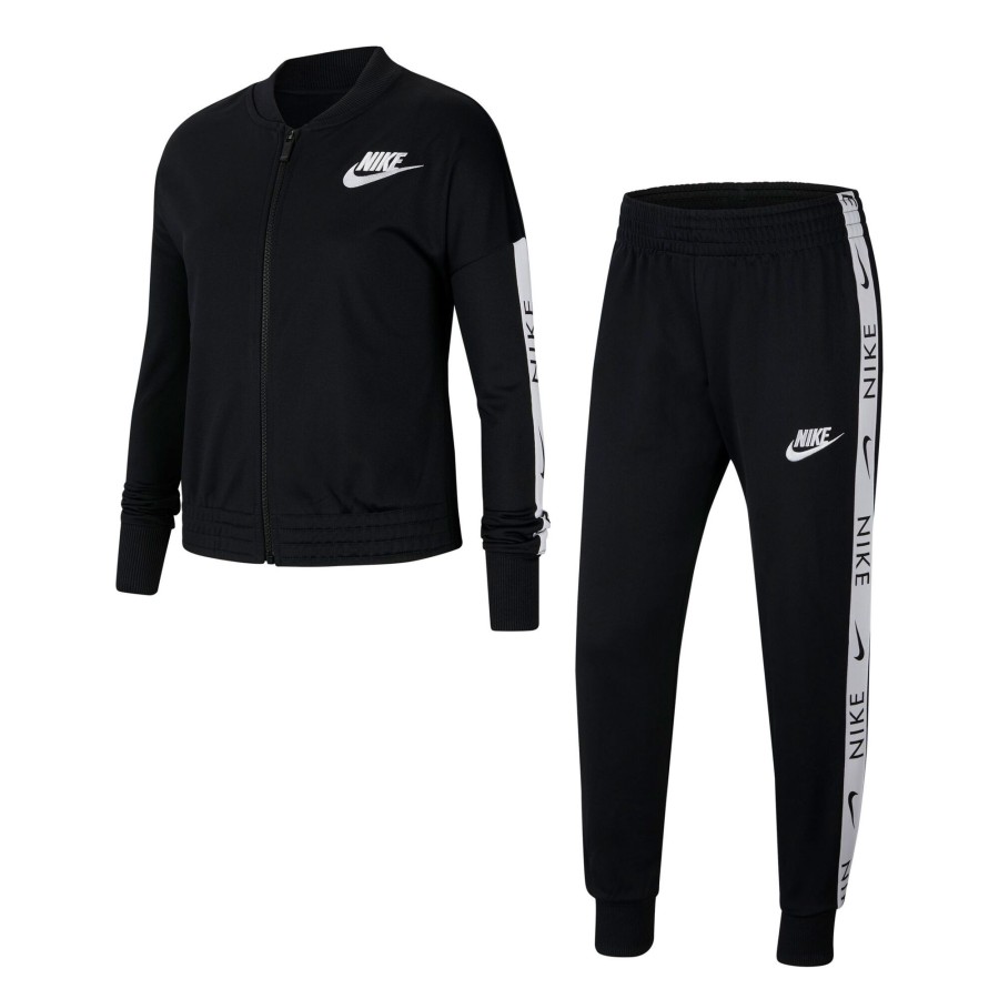 Tenniskleding Nike | Sportswear Trainingspak Meisjes Zwart, Wit