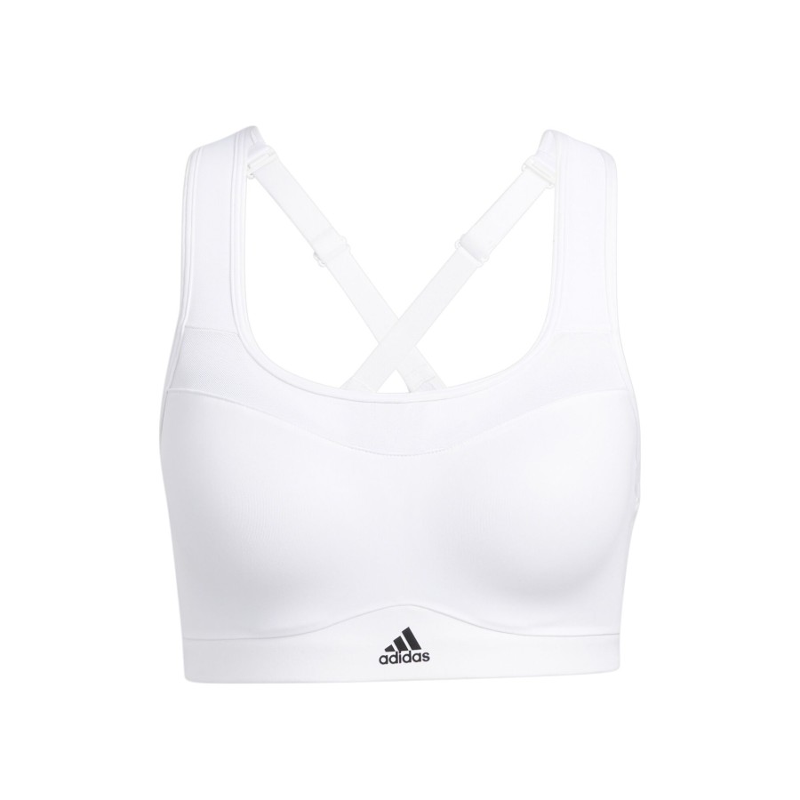 Tenniskleding adidas | Tlrdim Hs Sport-Bh Dames Wit, Zwart