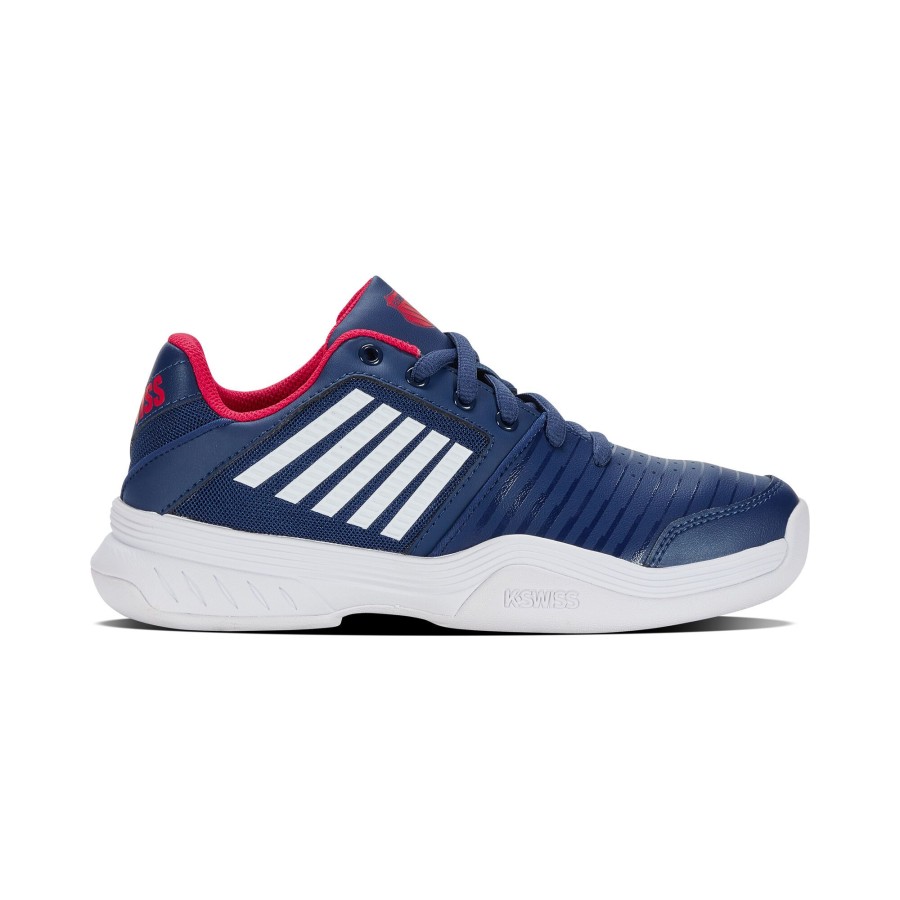 Tennisschoenen K-Swiss | Court Express Tennisschoen Tapijt Kinderen Donkerblauw, Wit