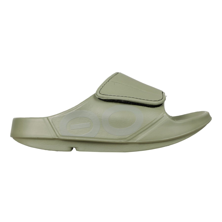 Tennisschoenen OOFOS | Ooahh Sport Flex Herstelschoenen Olijf